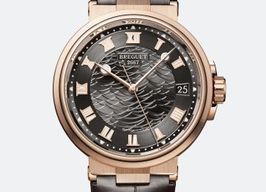Breguet Marine 5517BR/G3/9ZU (2024) - Grijs wijzerplaat 40mm Roségoud