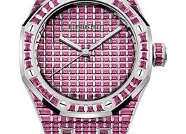 Audemars Piguet Royal Oak Selfwinding 15554BC.TM.1274BC.01 (2025) - Pink dial 37 mm White Gold case