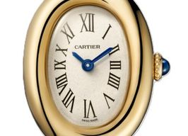 Cartier Baignoire WGBA0041 (2026) - Silver dial 25 mm Yellow Gold case