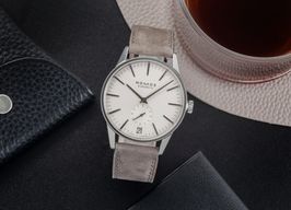 NOMOS Zürich Datum 802 (Unknown (random serial)) - White dial 40 mm Steel case