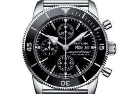 Breitling Superocean Heritage A13313121B1A1 (Onbekend (willekeurig serienummer)) - Zwart wijzerplaat 44mm Staal
