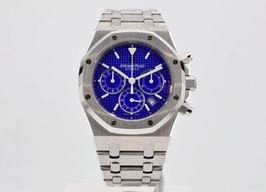 Audemars Piguet Royal Oak Chronograph 25860ST.OO.1110ST.02 (Onbekend (willekeurig serienummer)) - Blauw wijzerplaat 39mm Staal