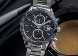 TAG Heuer Carrera Calibre HEUER 01 CAR201T (Unknown (random serial)) - Black dial 43 mm Steel case