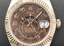 Rolex Sky-Dweller 326135 (2016) - Brown dial 42 mm Rose Gold case