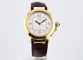 Cartier Pasha 2726 (Unknown (random serial)) - Silver dial 42 mm Yellow Gold case