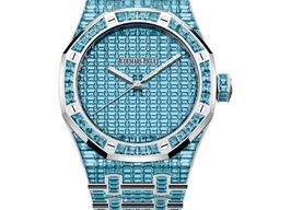 Audemars Piguet Royal Oak Selfwinding 15514BC.TO.1284BC.01 (2025) - Blue dial 41 mm White Gold case