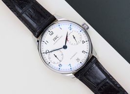 IWC Portuguese Automatic IW500705 (2017) - Silver dial 42 mm Steel case