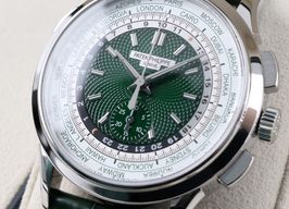 Patek Philippe World Time Chronograph 5930P-001 (2022) - Green dial 40 mm Platinum case