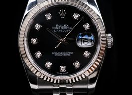 Rolex Datejust 36 116234 (2009) - Zwart wijzerplaat 36mm Staal