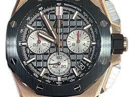 Audemars Piguet Royal Oak Offshore 26420RO.OO.A002CA.01 (1 ATM) - Zwart wijzerplaat 43mm Roségoud