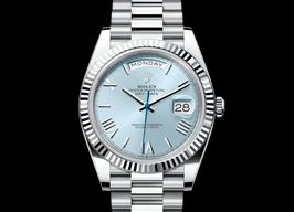 Rolex Day-Date 40 228236 (2023) - Blue dial 40 mm Platinum case