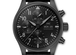 IWC Pilot Chronograph Top Gun IW388106 (2024) - Groen wijzerplaat 41mm Titanium