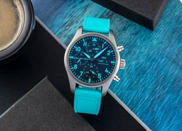 IWC Pilot Chronograph IW388108 (Unknown (random serial)) - Black dial 41 mm Titanium case