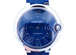 Cartier Ballon Bleu 42mm WSBB0027 (2021) - Blauw wijzerplaat 42mm Staal