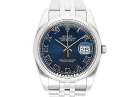 Rolex Datejust 36 116200 (2017) - Black dial 36 mm Steel case