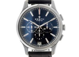 Zenith Captain Chronograph 03.2110.400/22.C493 (2017) - Blue dial 42 mm Steel case