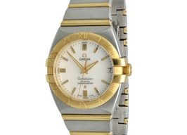 Omega Constellation Double Eagle 1203.30.00 (2008) - Zilver wijzerplaat 38mm Goud/Staal