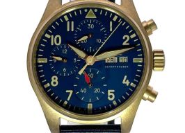 IWC Pilot Chronograph IW388109 (2024) - Blue dial 41 mm Bronze case