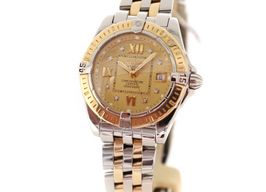 Breitling Cockpit Lady D71356 (Onbekend (willekeurig serienummer)) - Goud wijzerplaat 32mm Goud/Staal