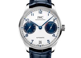 IWC Portuguese Automatic IW500715 (2023) - Wit wijzerplaat 42mm Staal