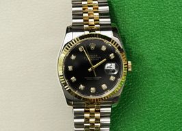 Rolex Datejust 116233 (2009) - Black dial 36 mm Rose Gold case
