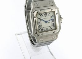 Cartier Santos Galbée W20060D6 (Unknown (random serial)) - Silver dial 29 mm Steel case