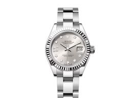 Rolex Lady-Datejust 279174 (2024) - Zilver wijzerplaat 28mm Staal