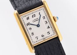 Cartier Tank Vermeil 59005 (1990) - Zilver wijzerplaat Onbekend Zilver