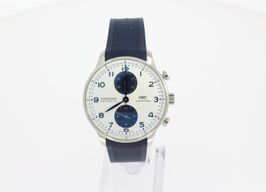 IWC Portuguese Chronograph IW371620 (2026) - White dial 41 mm Steel case