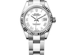 Rolex Lady-Datejust 279174 (2025) - Wit wijzerplaat 28mm Staal