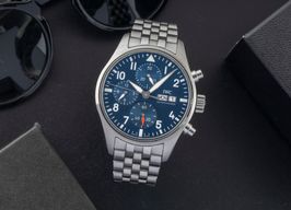 IWC Pilot Chronograph IW388102 (Unknown (random serial)) - Blue dial 41 mm Steel case