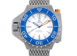 Omega Seamaster PloProf 227.90.55.21.04.001 (2022) - White dial 55 mm Titanium case