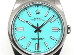 Rolex Oyster Perpetual 41 124300 (2023) - Blauw wijzerplaat 41mm Staal