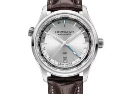 Hamilton Jazzmaster GMT Auto H32605551 (2025) - Zilver wijzerplaat 42mm Staal