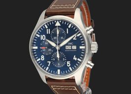 IWC Pilot Chronograph IW377714 (2018) - Blue dial 43 mm Steel case