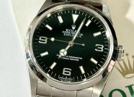 Rolex Explorer 114270 (2005) - Zwart wijzerplaat 36mm Staal