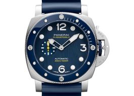 Panerai Submersible PAM01676 (2025) - Blauw wijzerplaat 44mm Staal