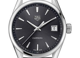 TAG Heuer Carrera Lady WBK1313.FC8260 (2024) - Grijs wijzerplaat 36mm Staal