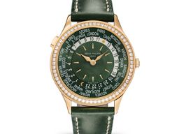 Patek Philippe World Time 7130R-014 (2025) - Green dial 36 mm Rose Gold case