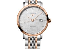 Longines Elegant L4.310.5.79.7 (2026) - Zilver wijzerplaat 29mm Goud/Staal