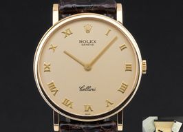 Rolex Cellini 5112 (1995) - Champagne dial 32 mm Yellow Gold case