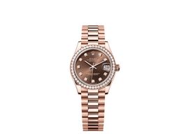 Rolex Datejust 31 278285RBR (2025) - Bruin wijzerplaat 31mm Roségoud