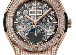 Hublot Classic Fusion Aerofusion 547.OX.0180.LR.1704 (2026) - Transparent dial 42 mm Rose Gold case
