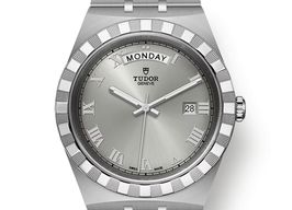 Tudor Royal 28600-0001 (2024) - Zilver wijzerplaat 41mm Staal