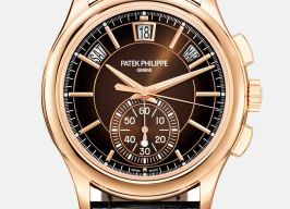 Patek Philippe Annual Calendar Chronograph 5905R-001 (2022) - Brown dial 42 mm Rose Gold case