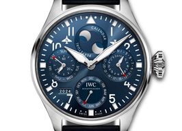 IWC Big Pilot IW503605 (2023) - Blauw wijzerplaat 46mm Staal