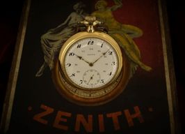 Zenith Pocket watch Unknown (1910) - Silver dial 49 mm Yellow Gold case