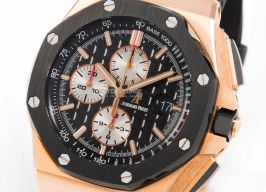 Audemars Piguet Royal Oak Offshore Chronograph 26401RO.OO.A002CA.01 (2014) - Black dial 44 mm Rose Gold case