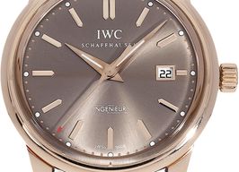 IWC Ingenieur Automatic IW323312 (Unknown (random serial)) - Brown dial 43 mm Rose Gold case