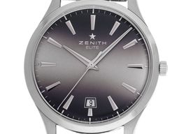 Zenith Captain Central Second 03.2020.670/22.C498 (2015) - Grijs wijzerplaat 40mm Staal